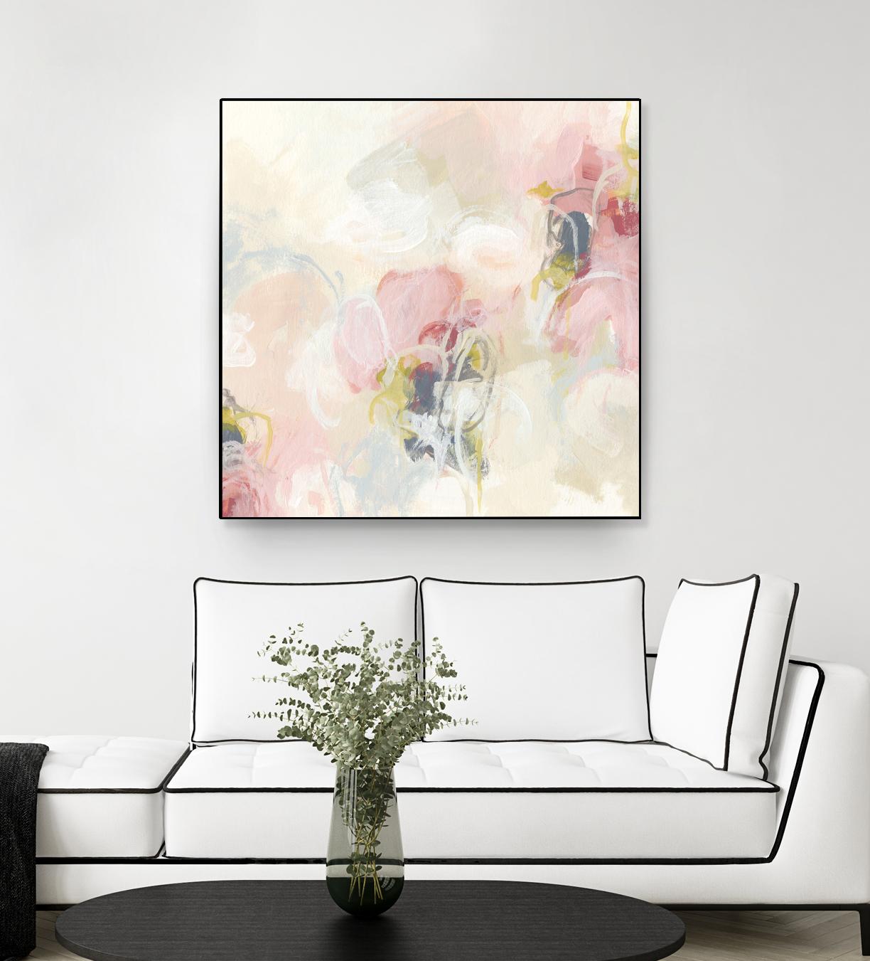 Cherry Blossom II by June Erica Vess on GIANT ART - pink abstract