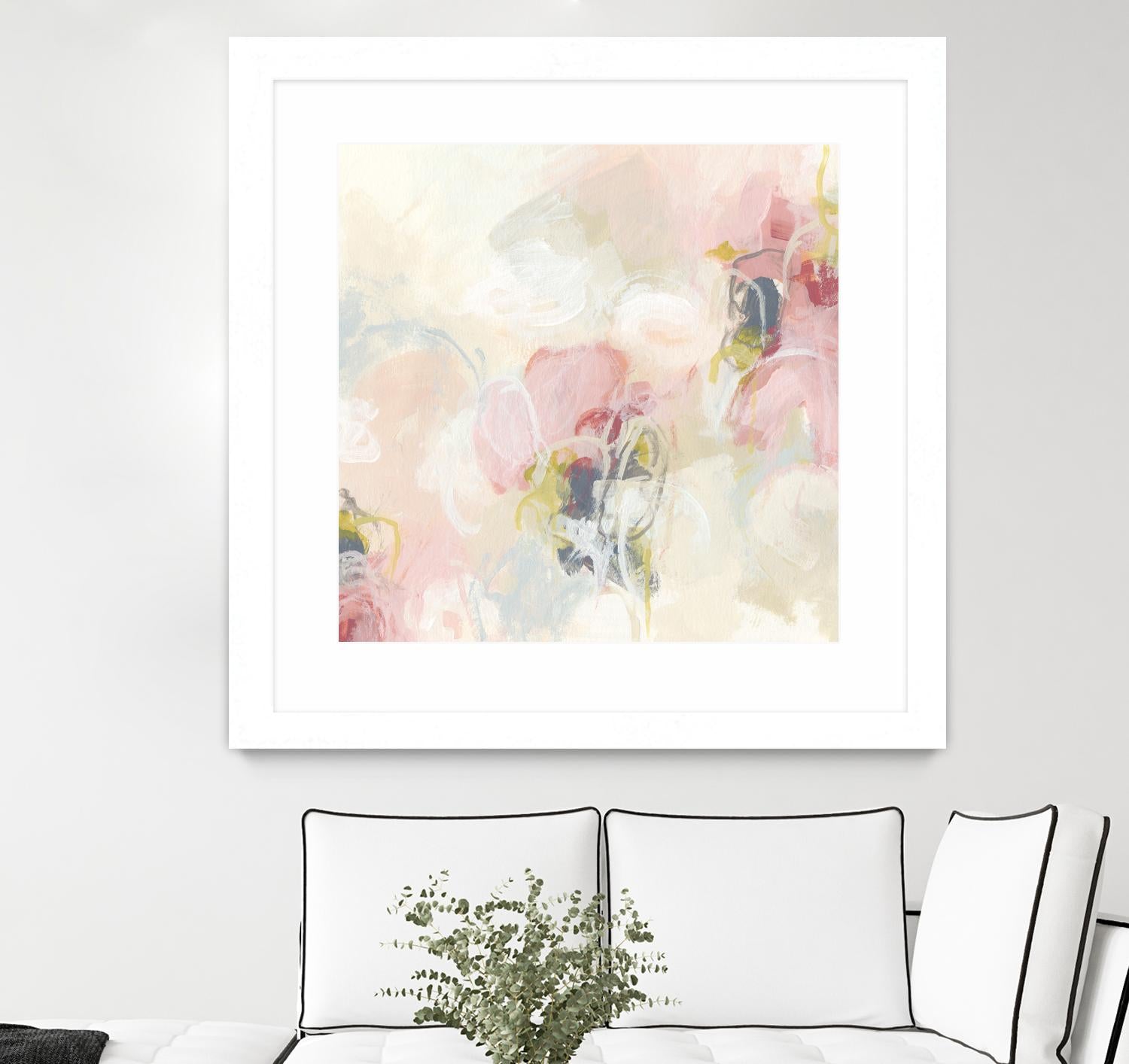 Cherry Blossom II by June Erica Vess on GIANT ART - pink abstract