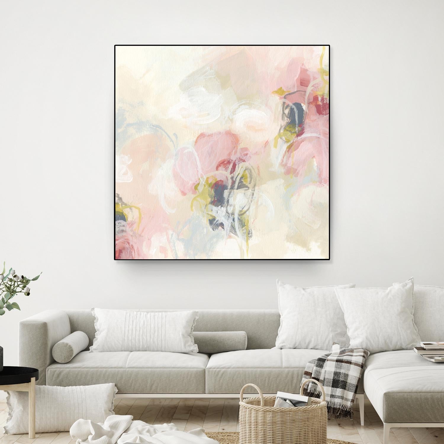 Cherry Blossom II by June Erica Vess on GIANT ART - pink abstract