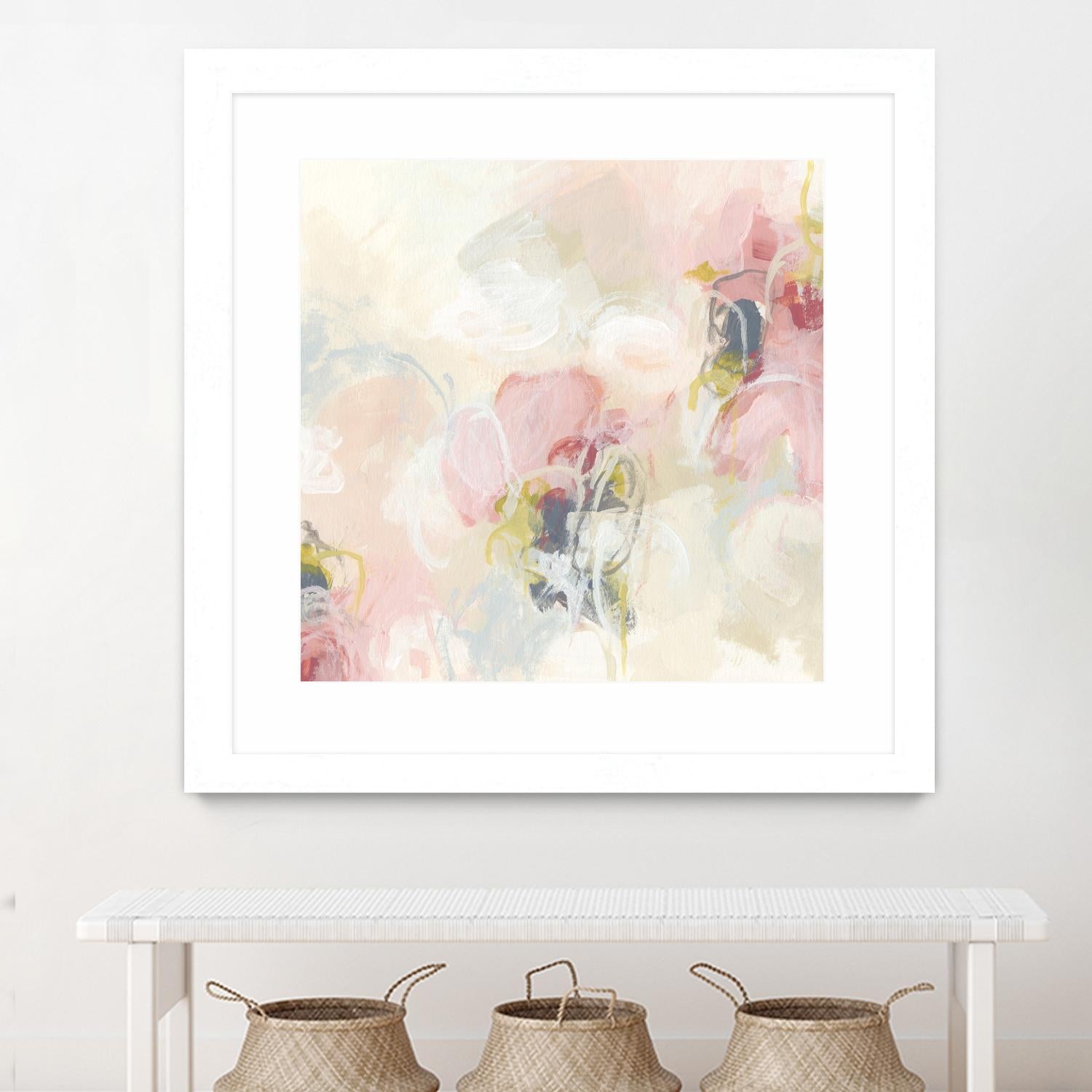 Cherry Blossom II by June Erica Vess on GIANT ART - pink abstract