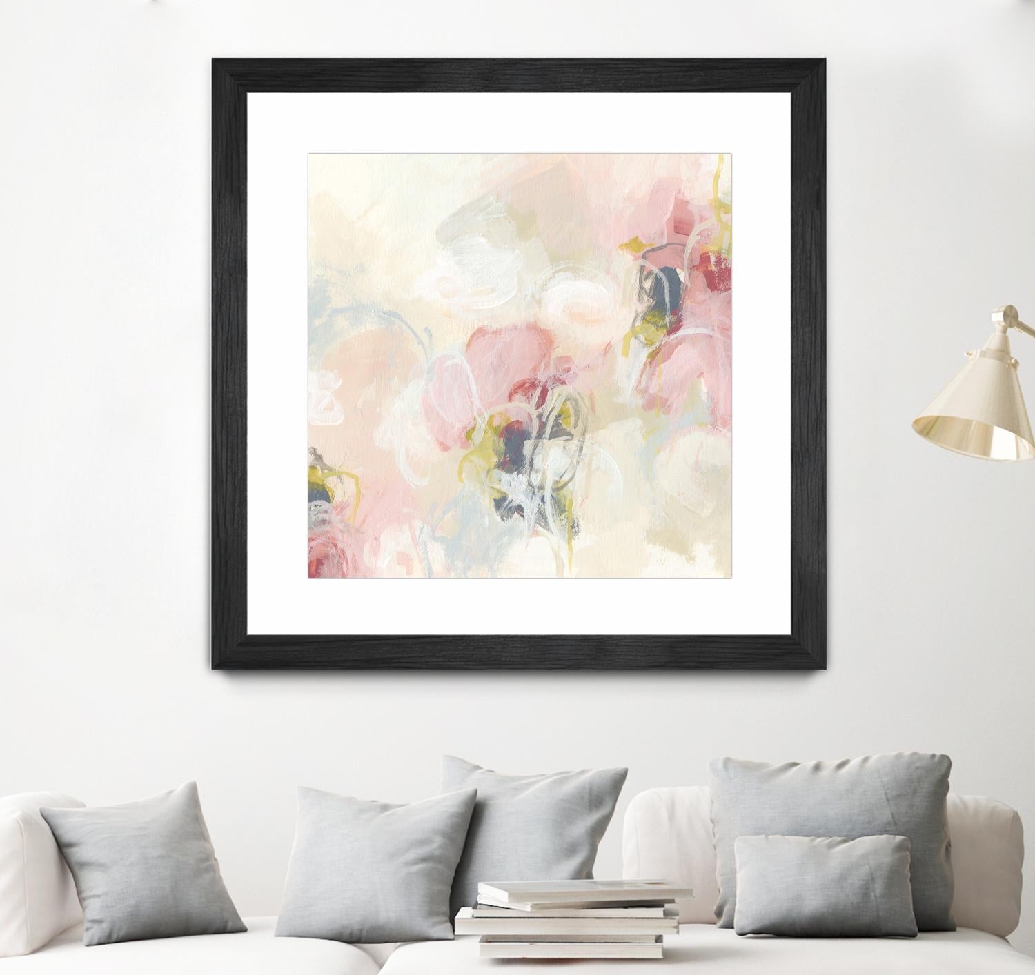 Cherry Blossom II by June Erica Vess on GIANT ART - pink abstract
