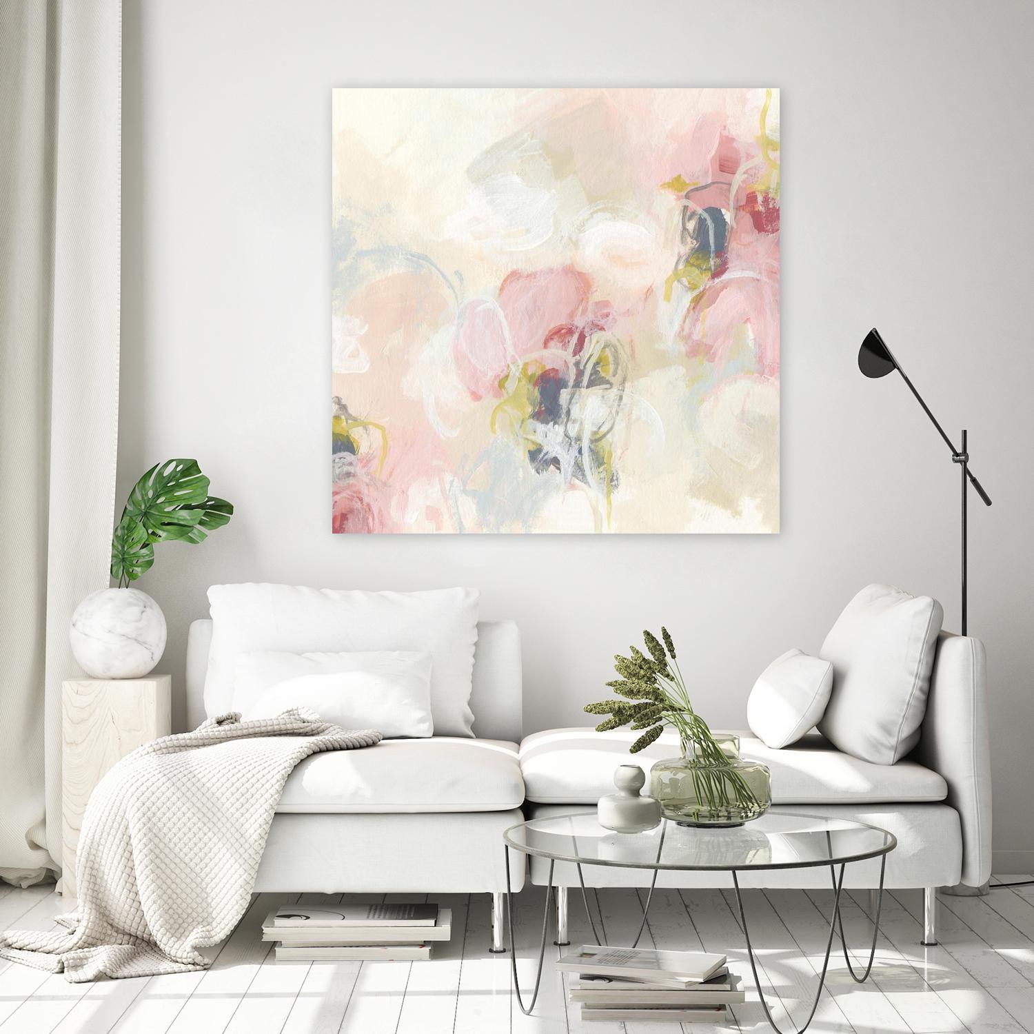 Cherry Blossom II by June Erica Vess on GIANT ART - pink abstract