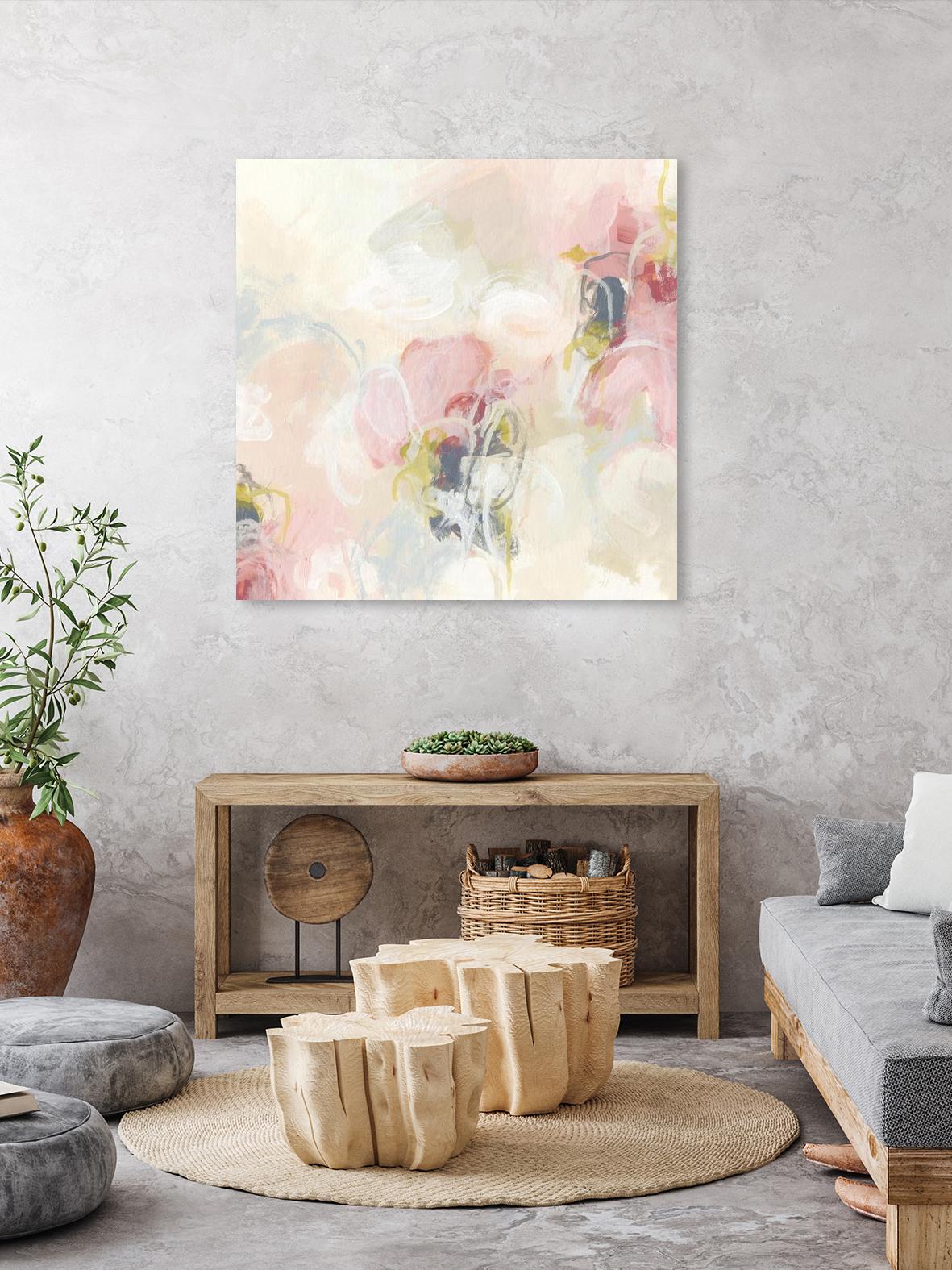 Cherry Blossom II by June Erica Vess on GIANT ART - pink abstract