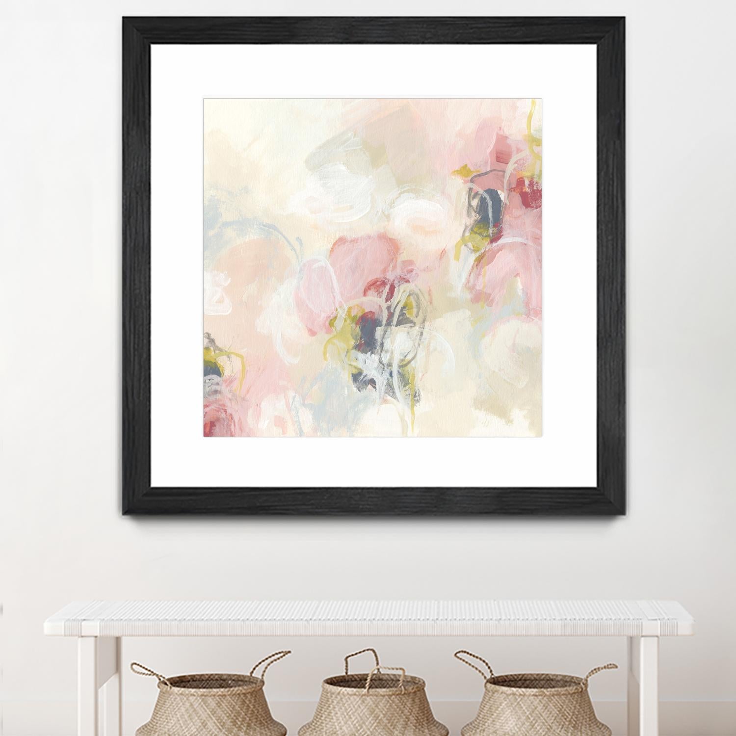Cherry Blossom II by June Erica Vess on GIANT ART - pink abstract