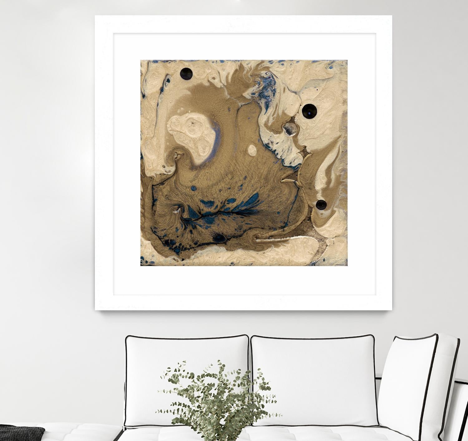 Mojave I by Alicia Ludwig on GIANT ART - brown abstract