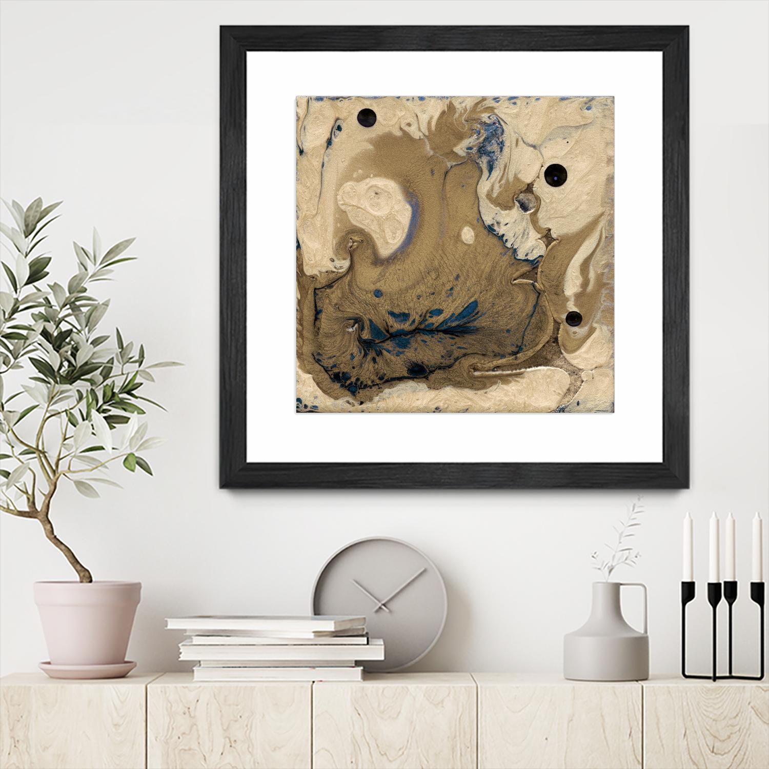 Mojave I by Alicia Ludwig on GIANT ART - brown abstract