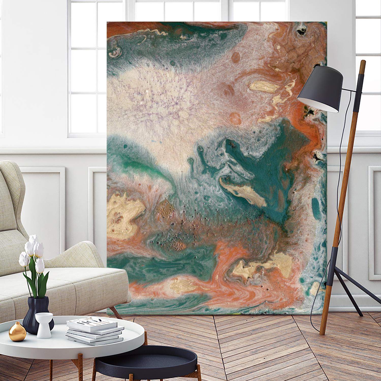 Coralline II by Alicia Ludwig on GIANT ART - red abstract