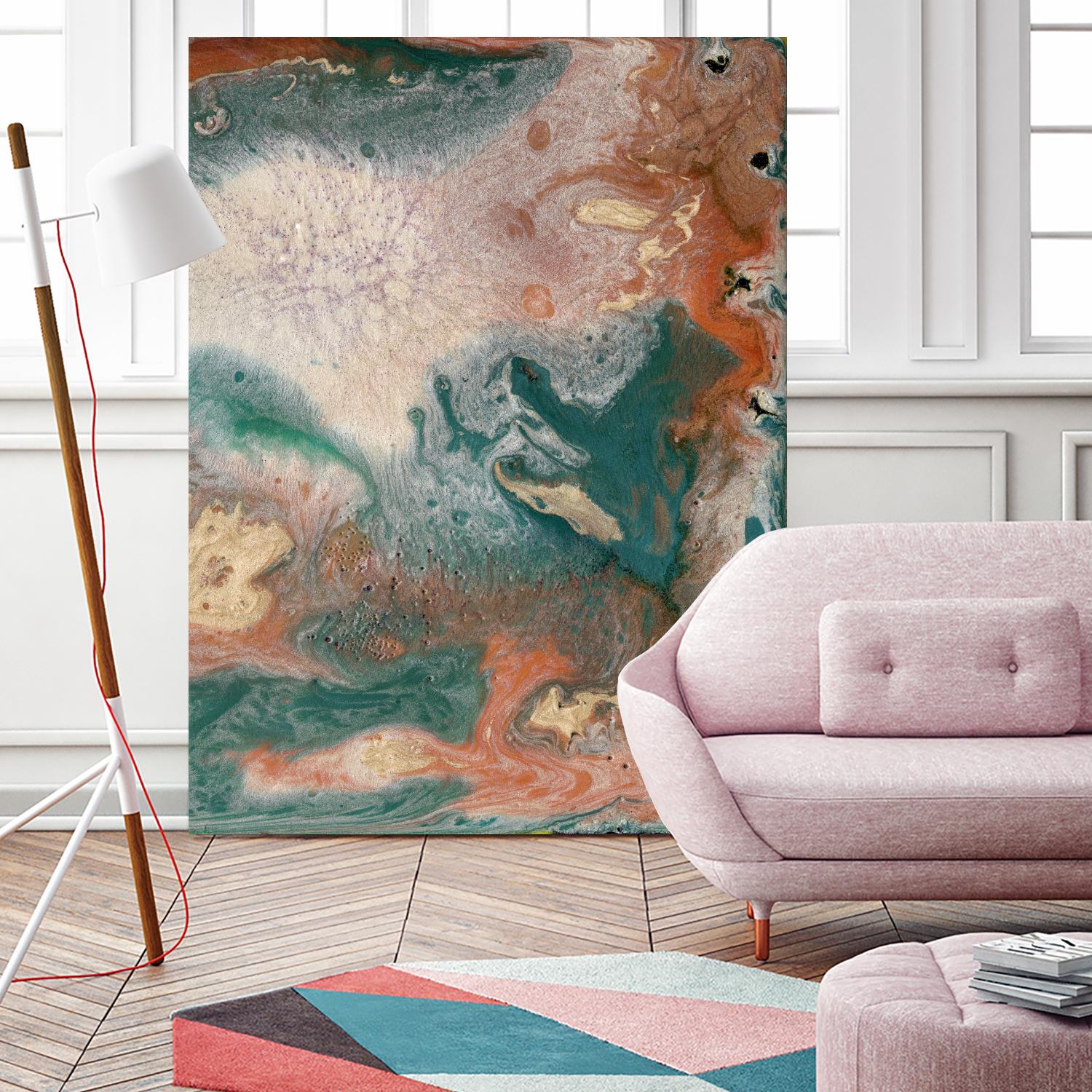 Coralline II by Alicia Ludwig on GIANT ART - red abstract