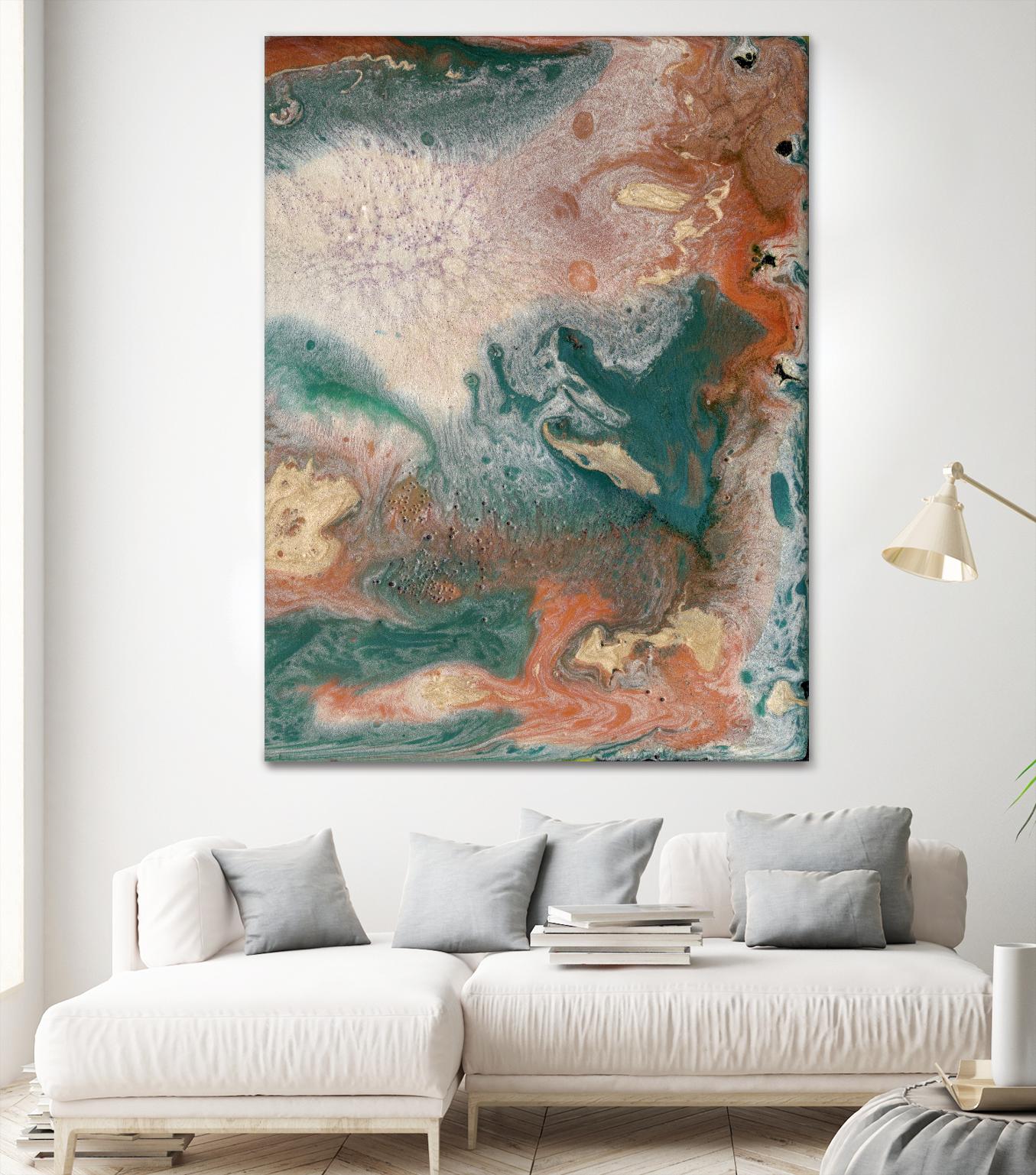 Coralline II by Alicia Ludwig on GIANT ART - red abstract