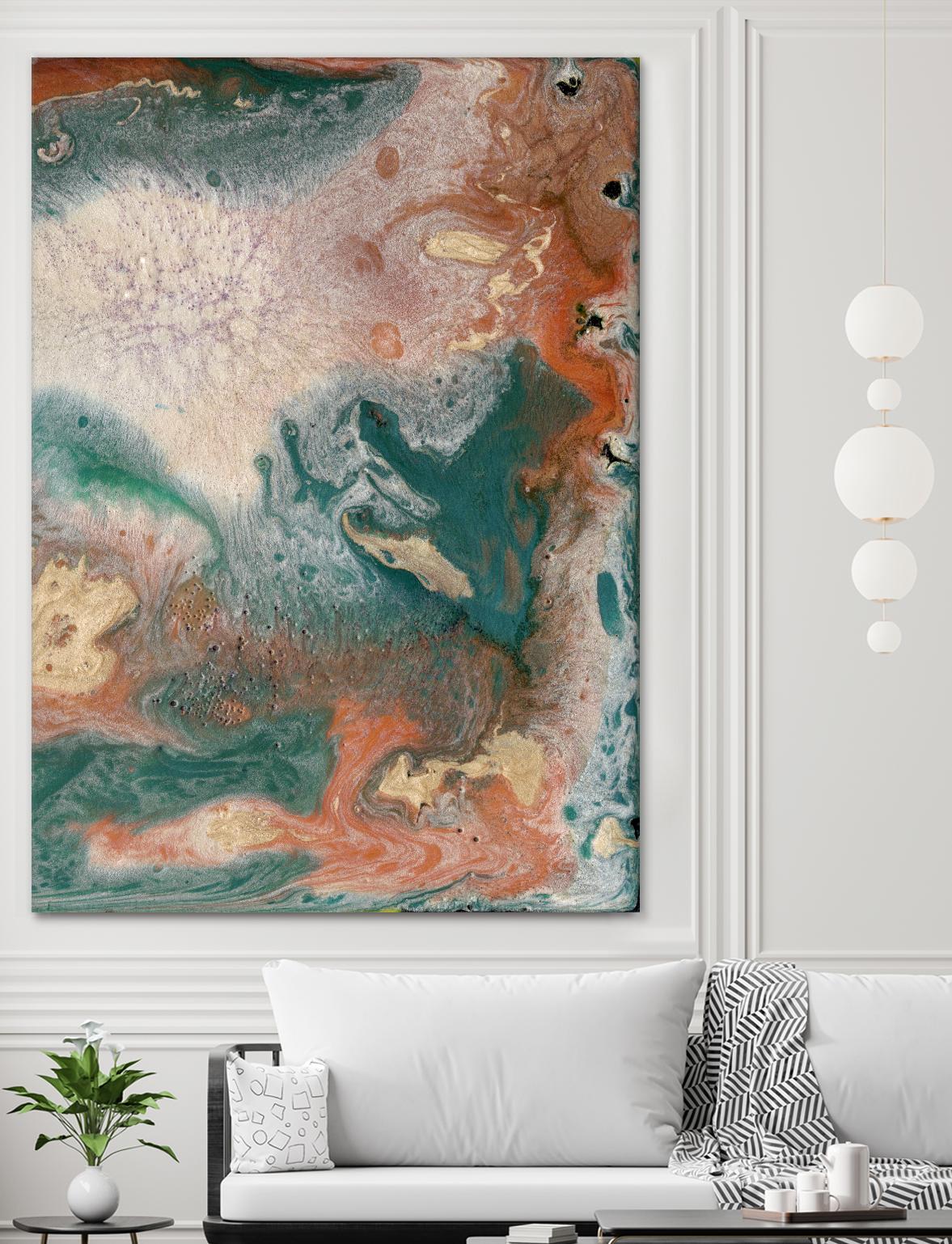 Coralline II by Alicia Ludwig on GIANT ART - red abstract