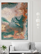 Coralline II by Alicia Ludwig on GIANT ART - red abstract