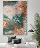 Coralline II by Alicia Ludwig on GIANT ART - red abstract