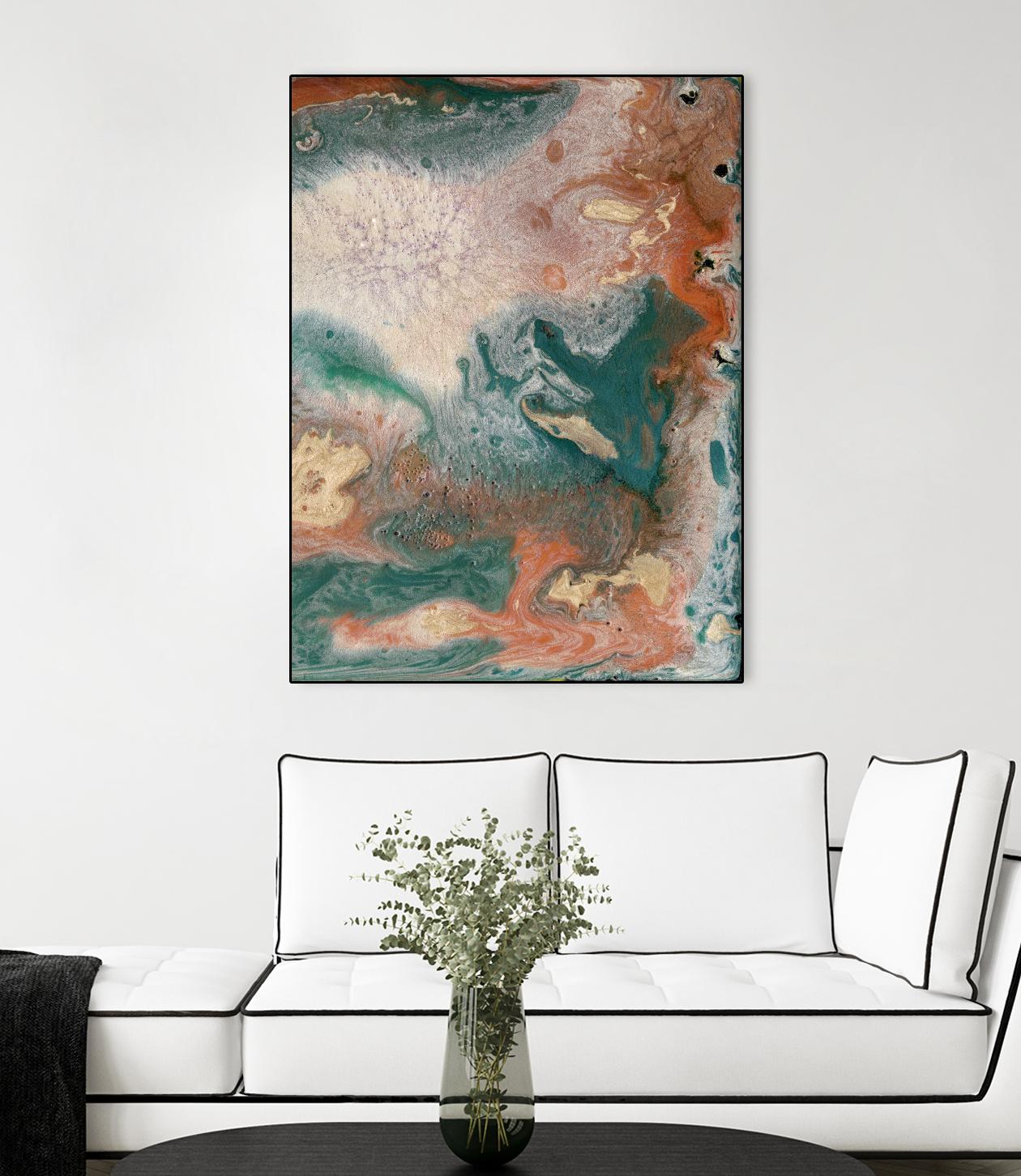 Coralline II by Alicia Ludwig on GIANT ART - red abstract