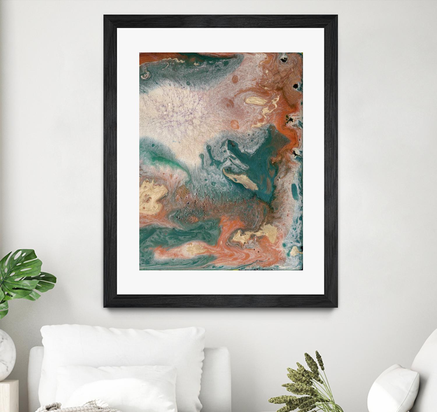 Coralline II by Alicia Ludwig on GIANT ART - red abstract