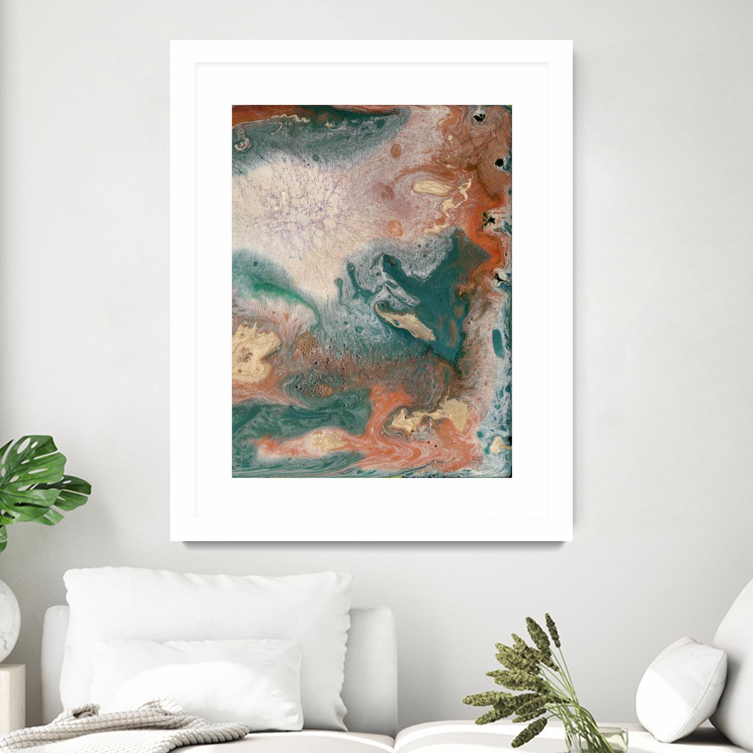 Coralline II by Alicia Ludwig on GIANT ART - red abstract