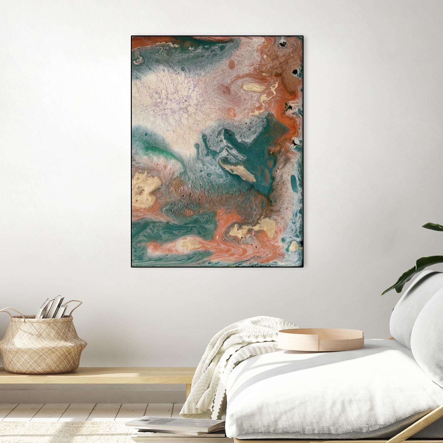 Coralline II by Alicia Ludwig on GIANT ART - red abstract