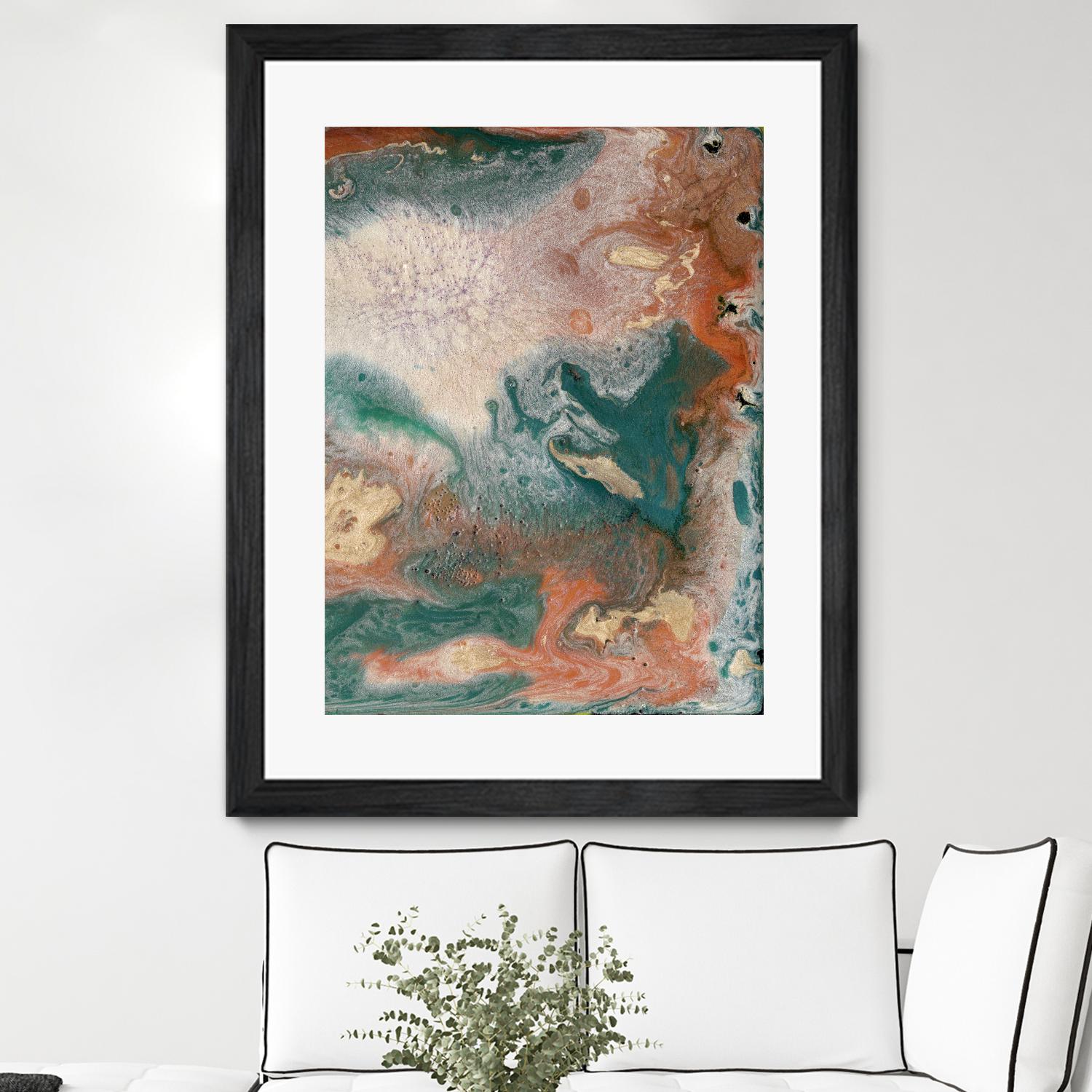 Coralline II by Alicia Ludwig on GIANT ART - red abstract