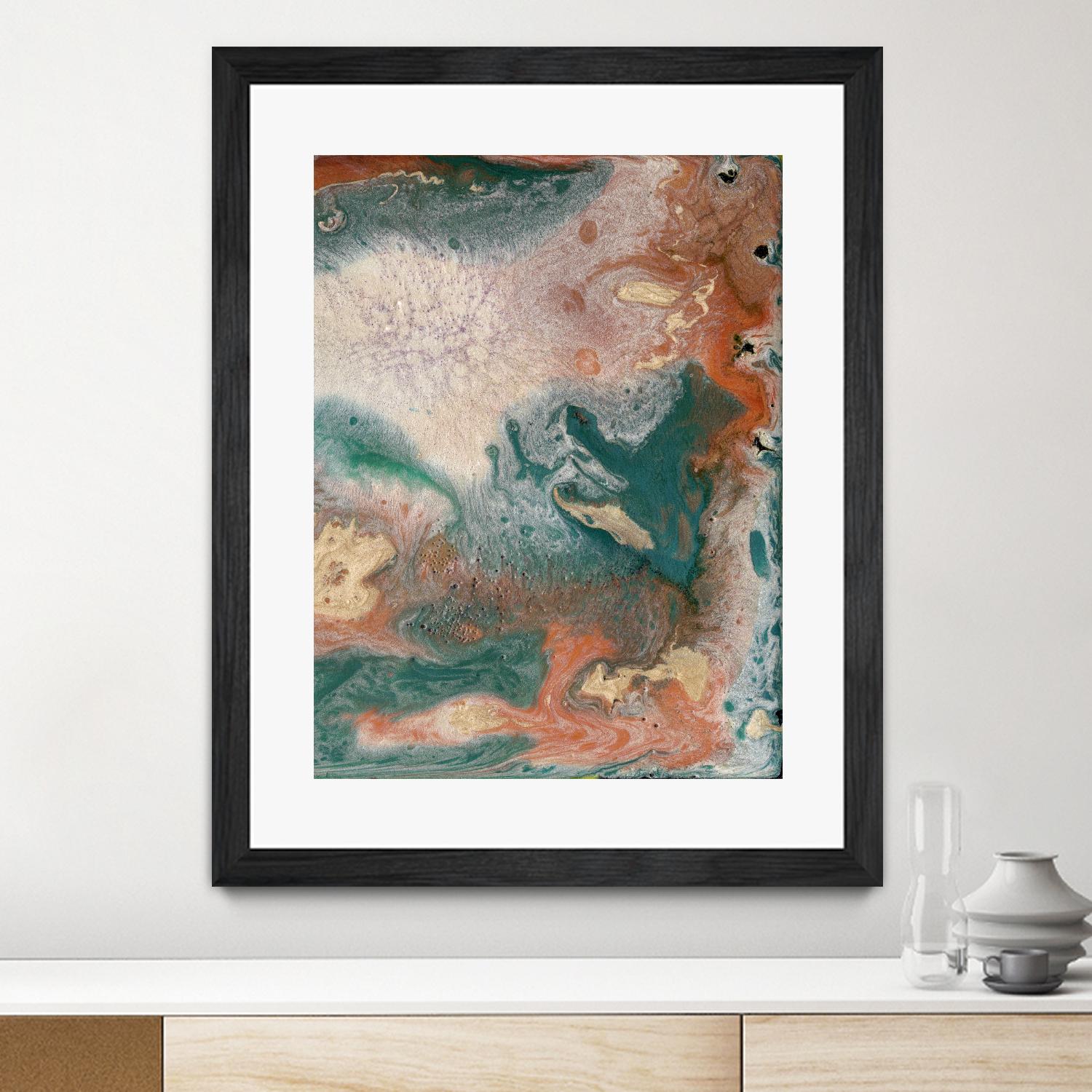 Coralline II by Alicia Ludwig on GIANT ART - red abstract