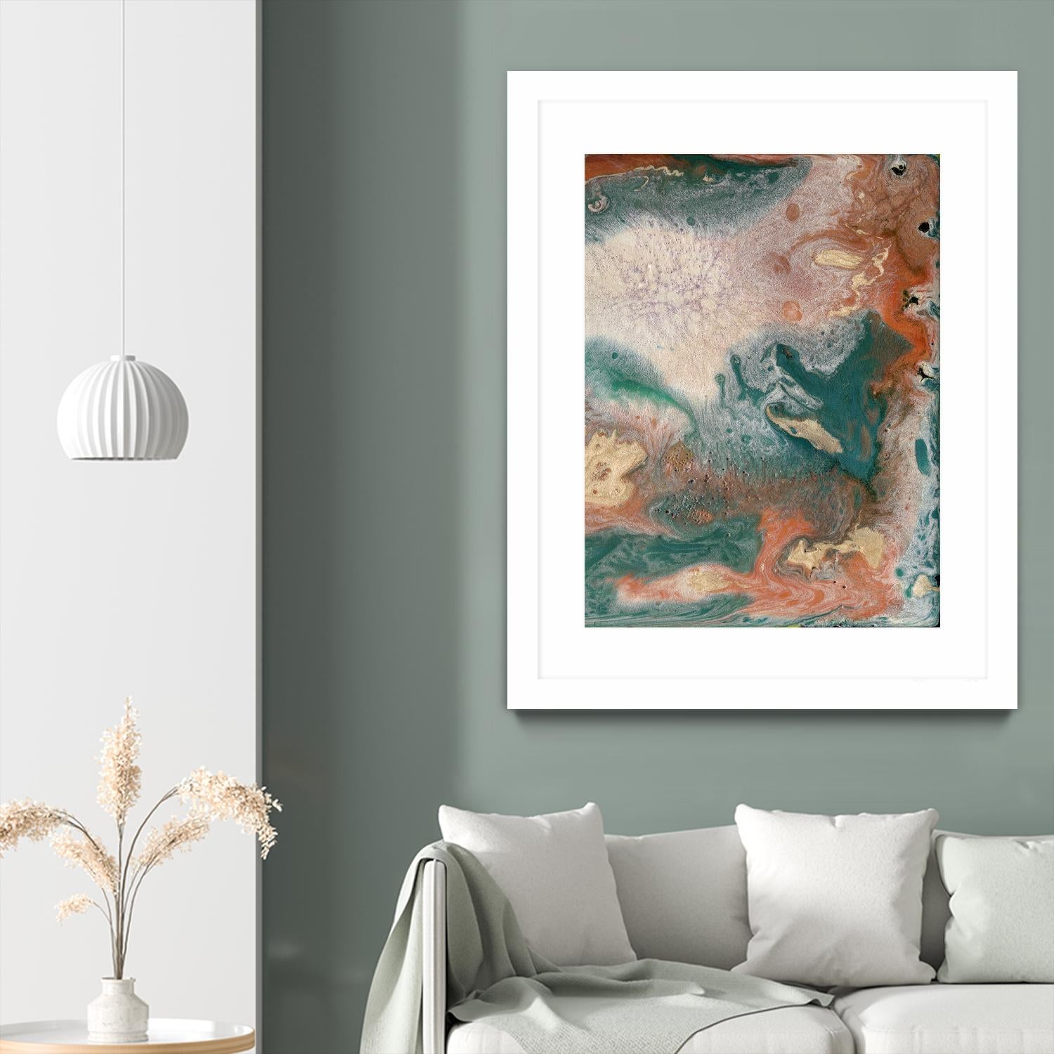 Coralline II by Alicia Ludwig on GIANT ART - red abstract