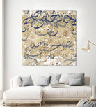 Arabic Abstract I by Jennifer Goldberger on GIANT ART - brown abstract
