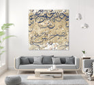 Arabic Abstract I by Jennifer Goldberger on GIANT ART - brown abstract