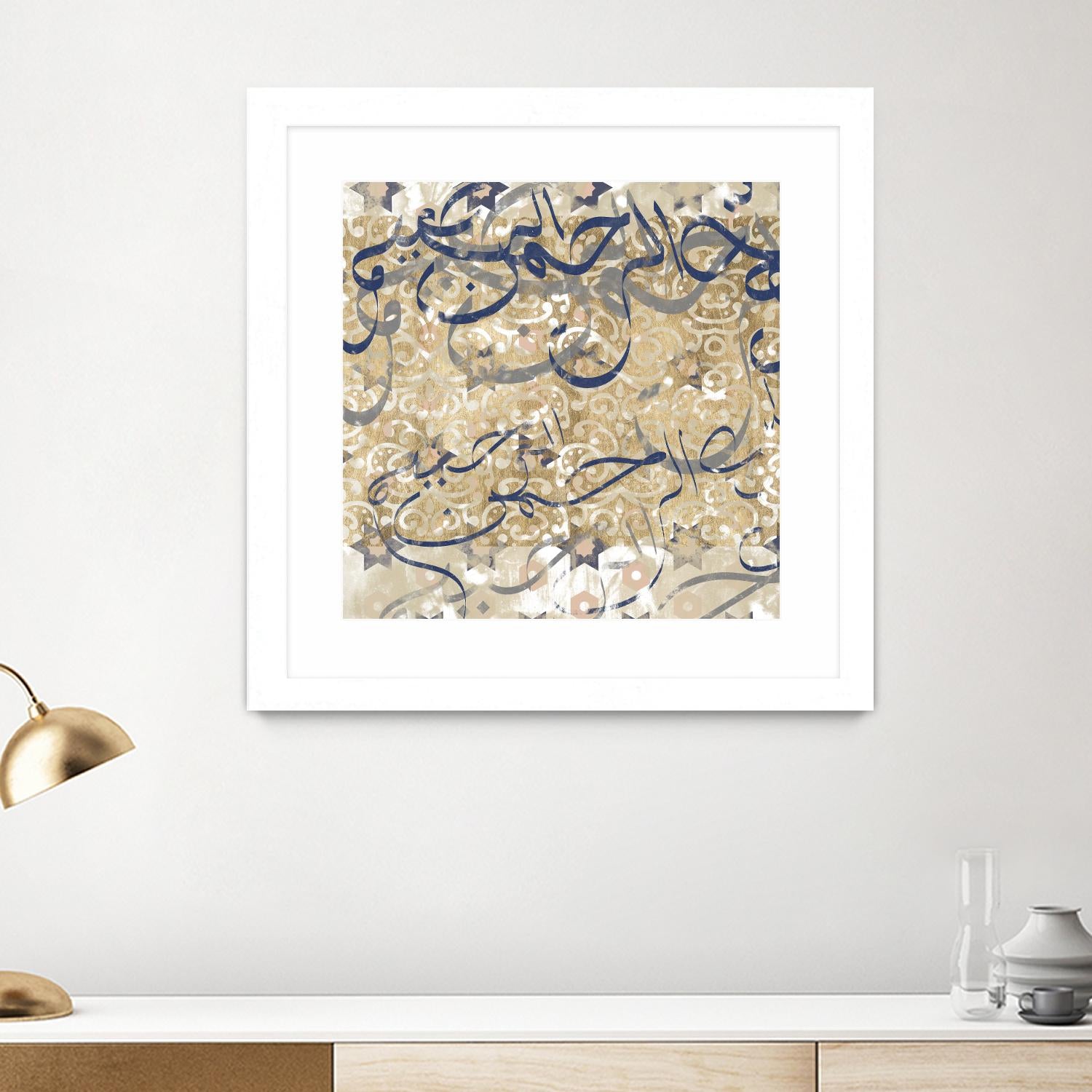 Arabic Abstract I by Jennifer Goldberger on GIANT ART - brown abstract