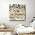 Arabic Abstract I by Jennifer Goldberger on GIANT ART - brown abstract