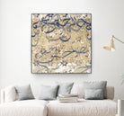 Arabic Abstract I by Jennifer Goldberger on GIANT ART - brown abstract