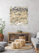 Arabic Abstract I by Jennifer Goldberger on GIANT ART - brown abstract