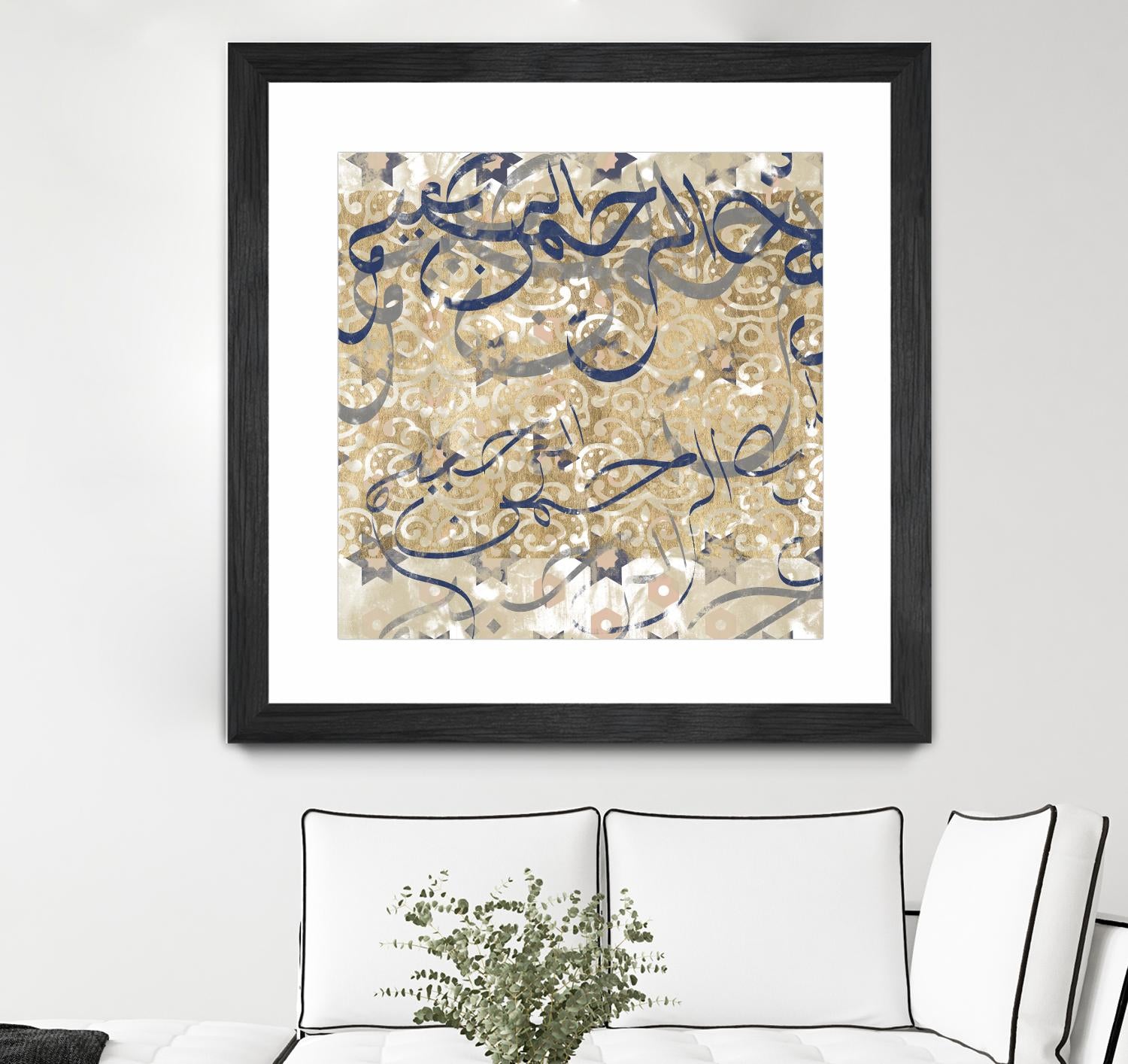 Arabic Abstract I by Jennifer Goldberger on GIANT ART - brown abstract