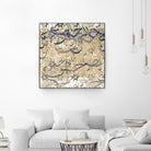 Arabic Abstract I by Jennifer Goldberger on GIANT ART - brown abstract