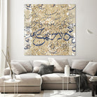 Arabic Abstract II by Jennifer Goldberger on GIANT ART - brown abstract