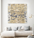Arabic Abstract II by Jennifer Goldberger on GIANT ART - brown abstract