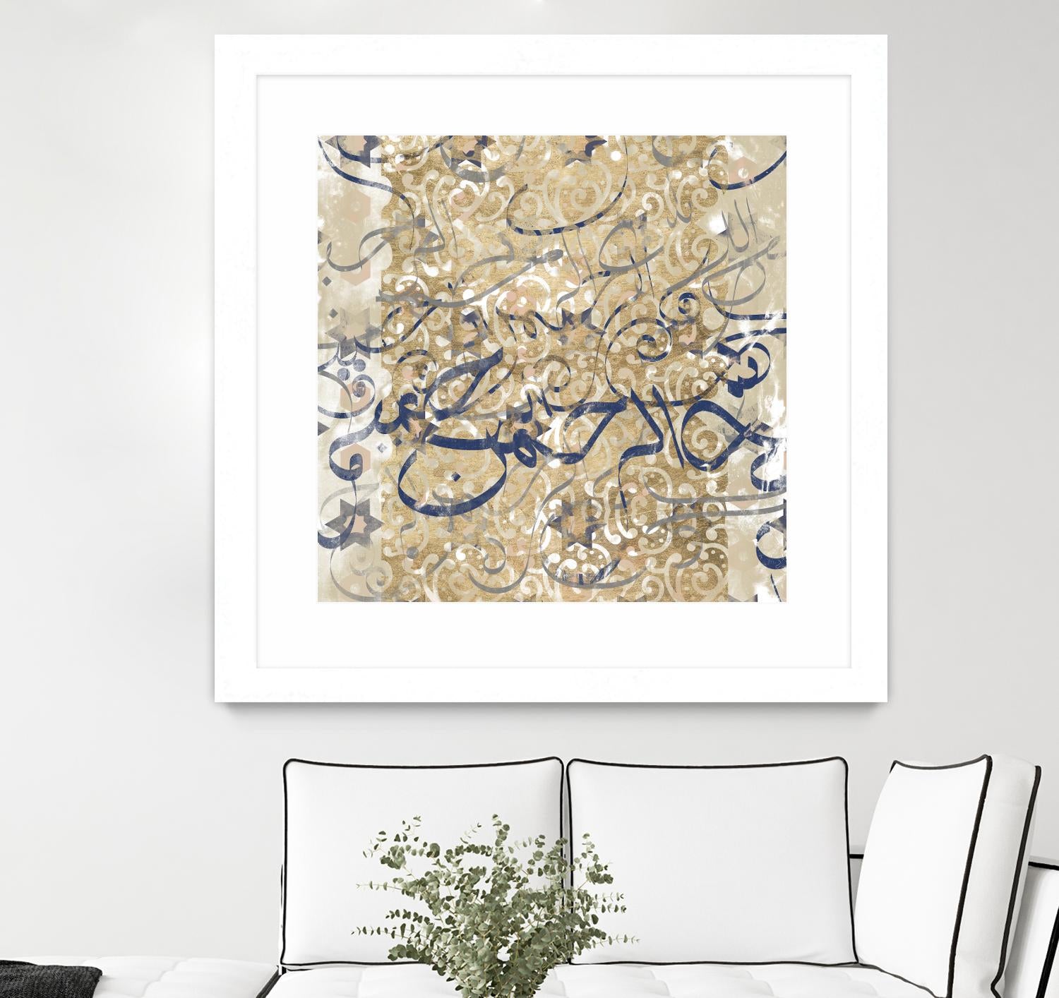 Arabic Abstract II by Jennifer Goldberger on GIANT ART - brown abstract