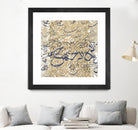 Arabic Abstract II by Jennifer Goldberger on GIANT ART - brown abstract