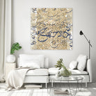Arabic Abstract II by Jennifer Goldberger on GIANT ART - brown abstract