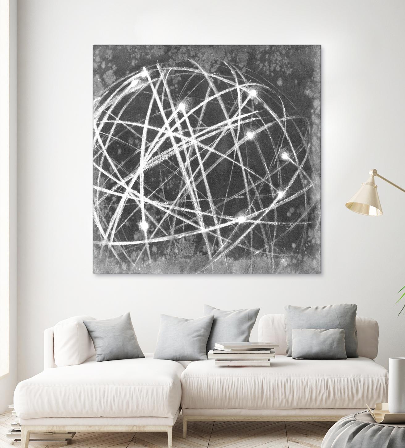 Interstellar I by Ethan Harper on GIANT ART - black abstract