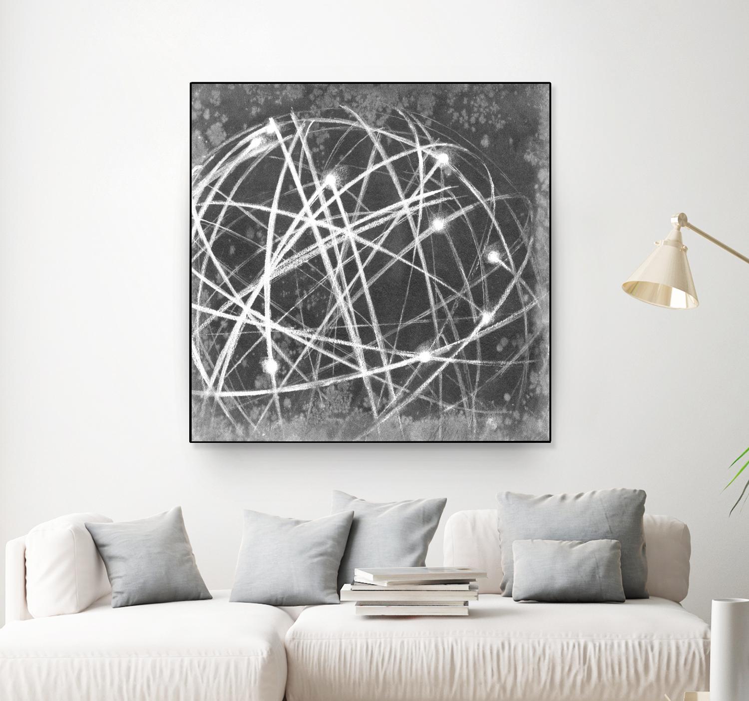 Interstellar I by Ethan Harper on GIANT ART - black abstract