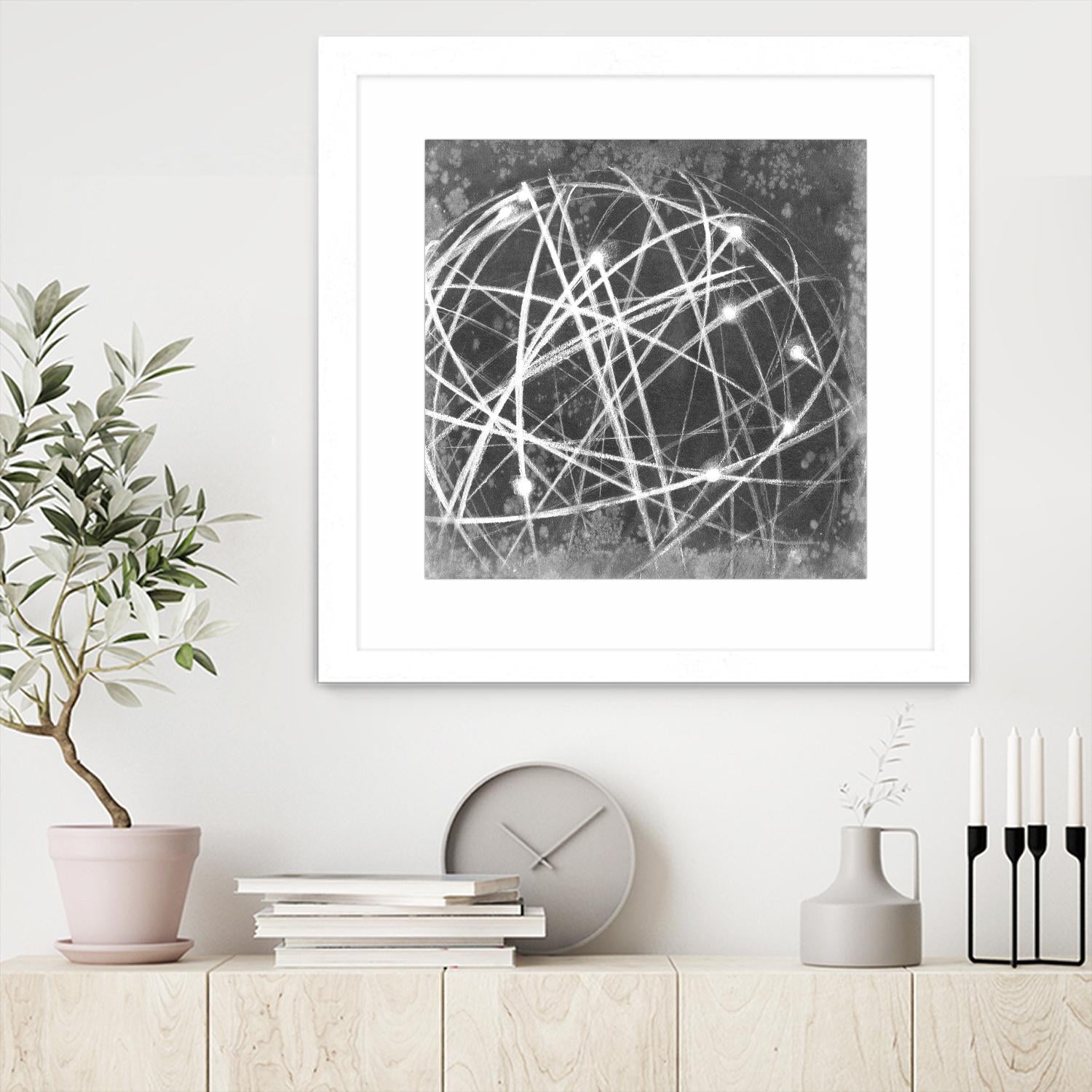 Interstellar I by Ethan Harper on GIANT ART - black abstract