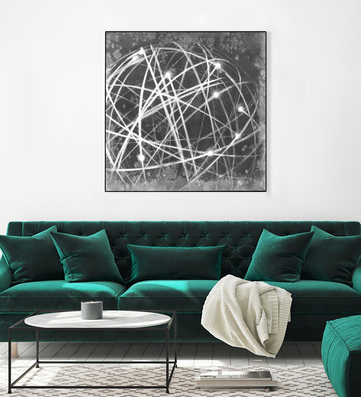 Interstellar I by Ethan Harper on GIANT ART - black abstract