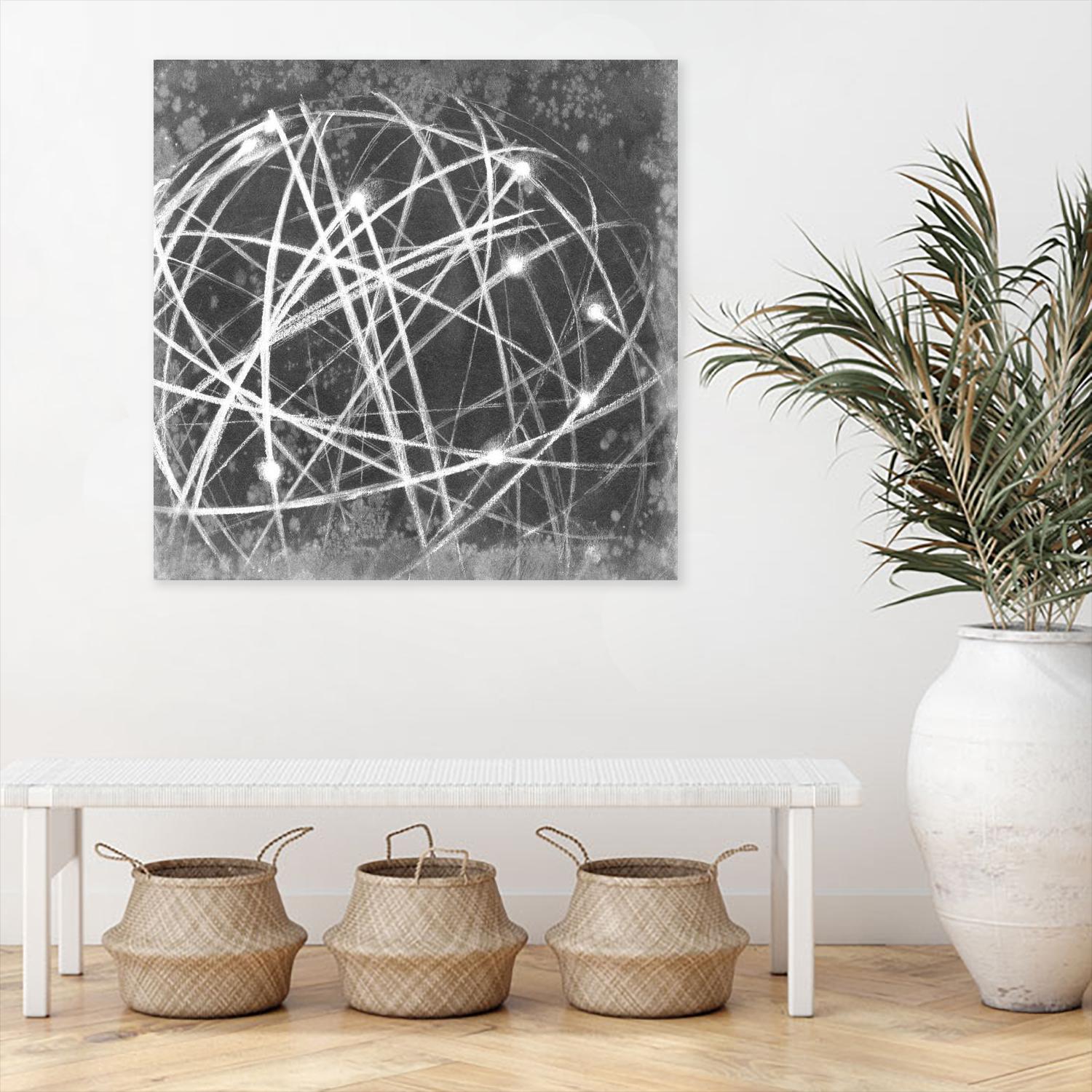 Interstellar I by Ethan Harper on GIANT ART - black abstract