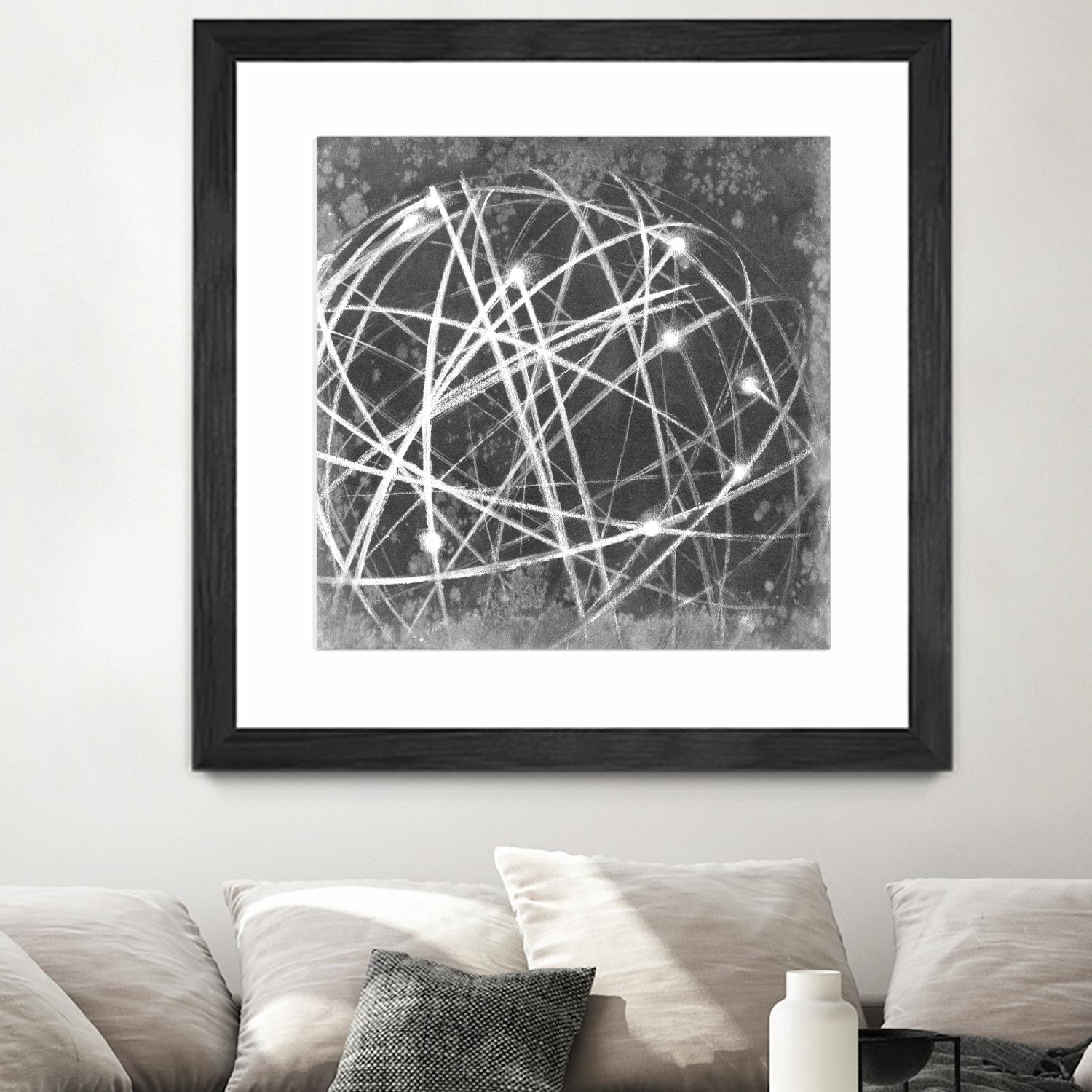 Interstellar I by Ethan Harper on GIANT ART - black abstract