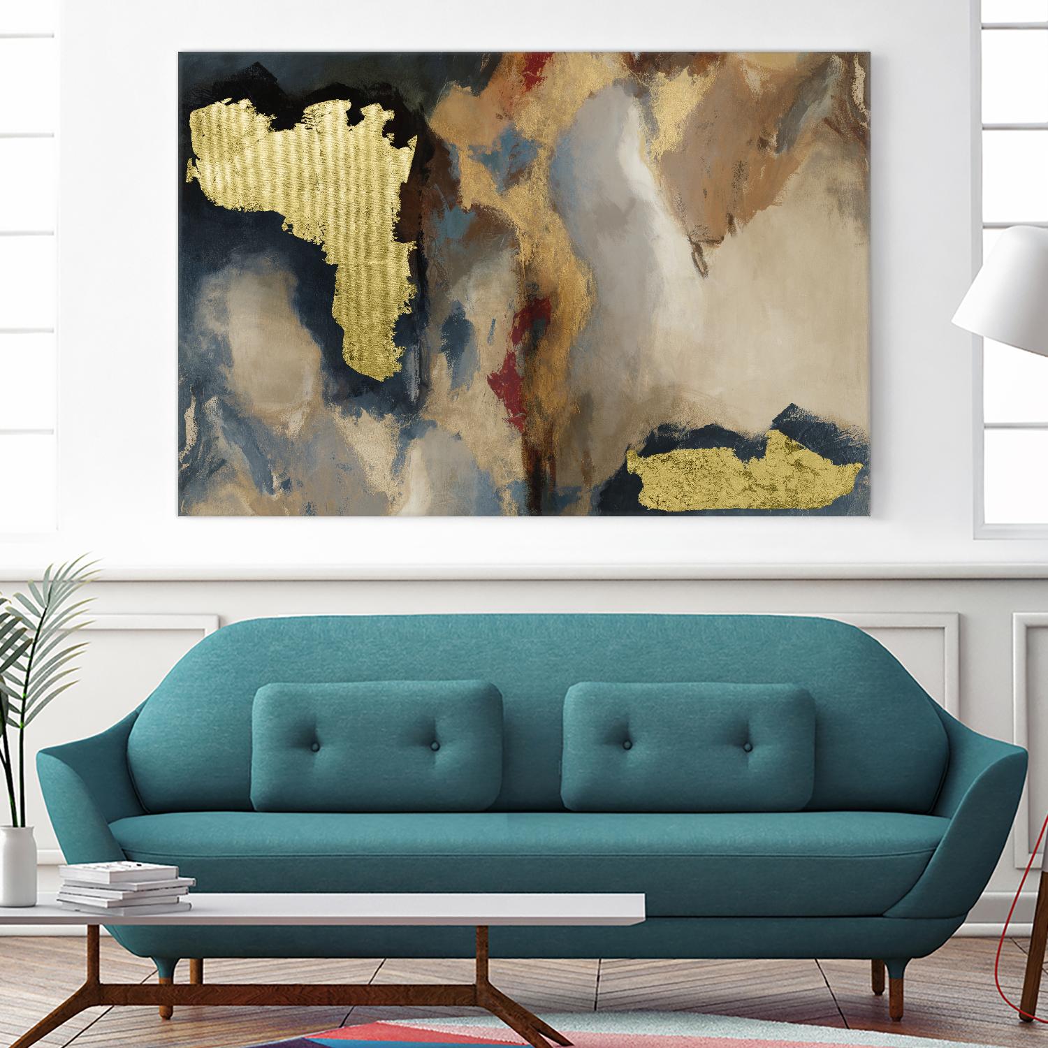 Overture by Sisa  Jasper on GIANT ART - gold abstract