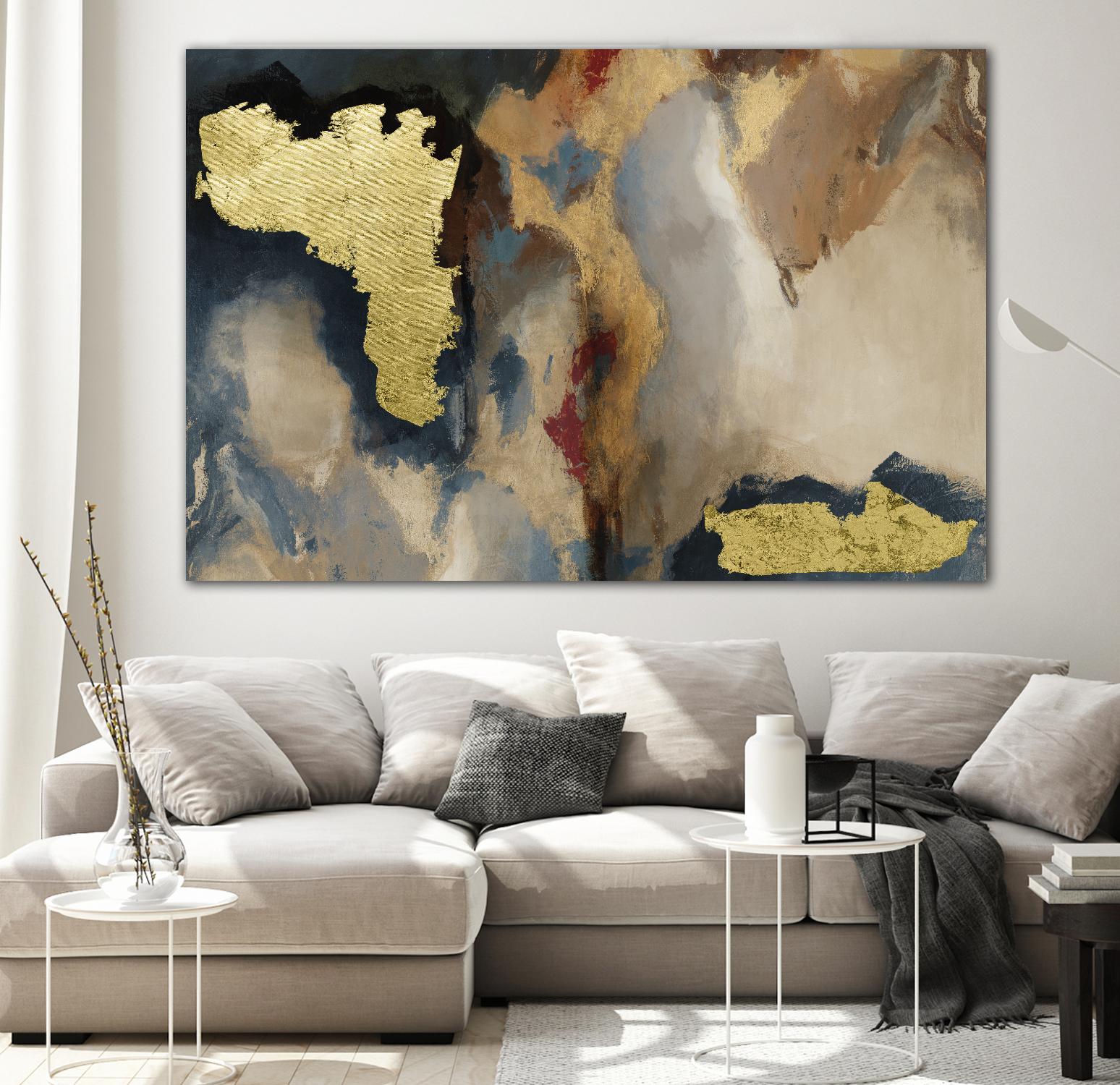 Overture by Sisa  Jasper on GIANT ART - gold abstract