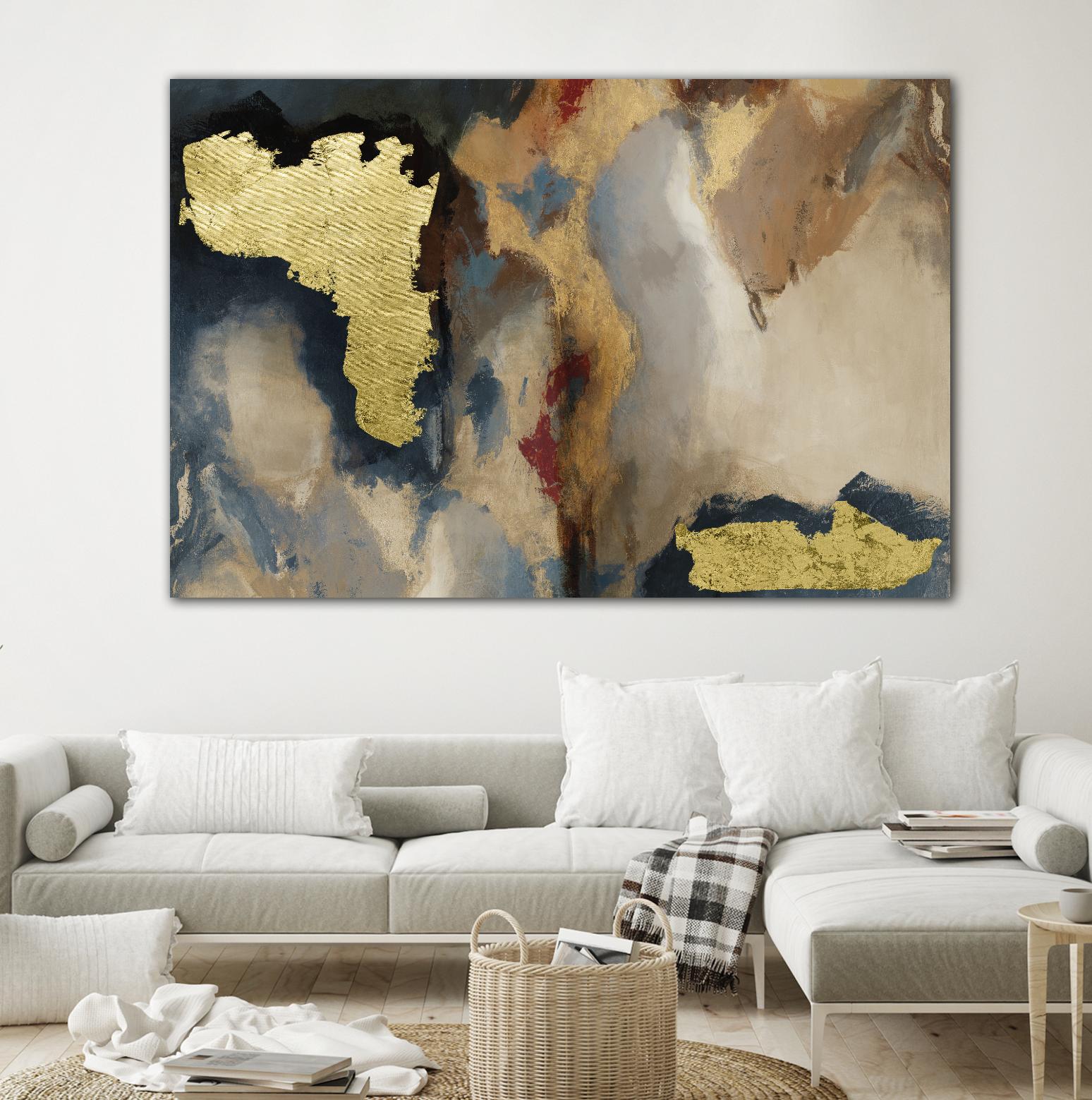 Overture by Sisa  Jasper on GIANT ART - gold abstract