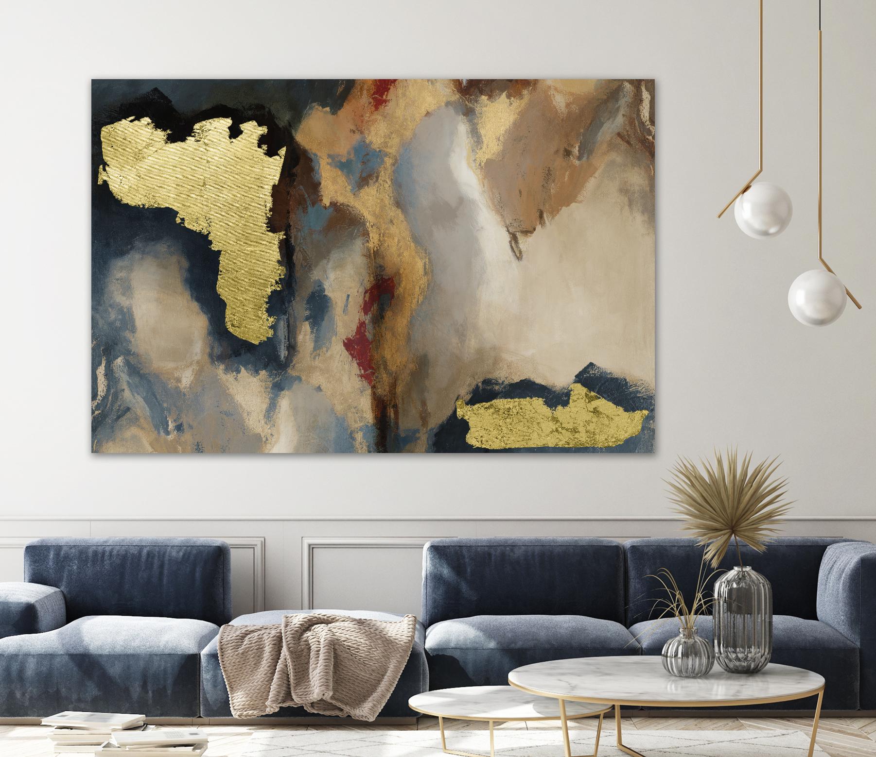Overture by Sisa  Jasper on GIANT ART - gold abstract