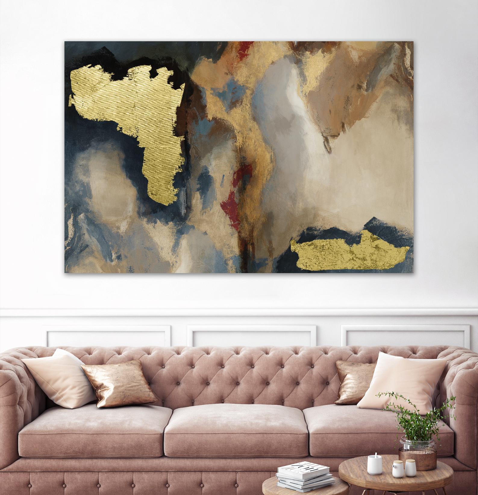 Overture by Sisa  Jasper on GIANT ART - gold abstract