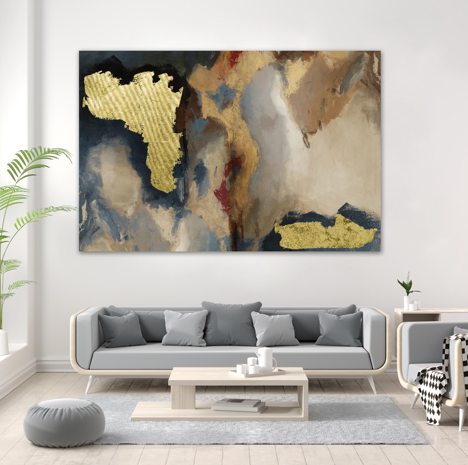 Overture by Sisa  Jasper on GIANT ART - gold abstract