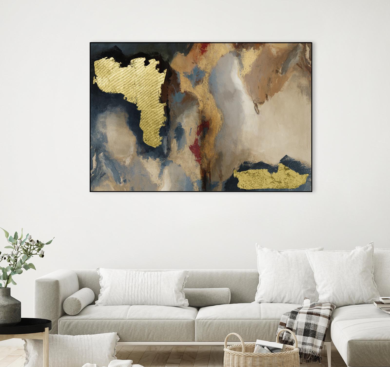 Overture by Sisa  Jasper on GIANT ART - gold abstract