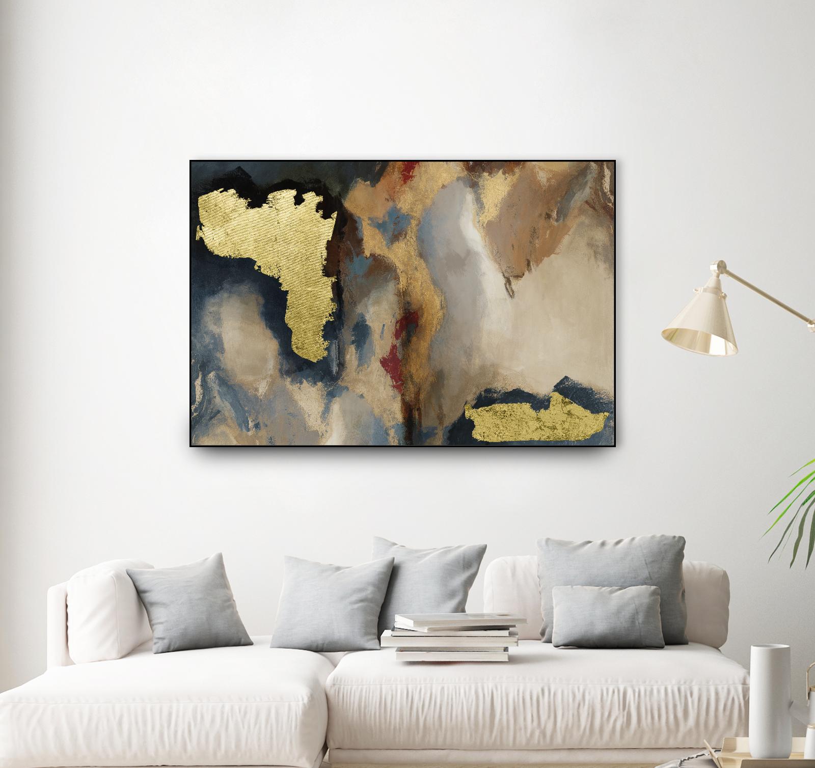Overture by Sisa  Jasper on GIANT ART - gold abstract